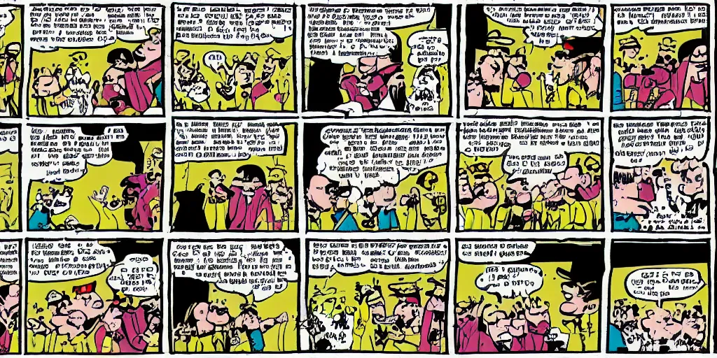 Prompt: the best comic strip ever written