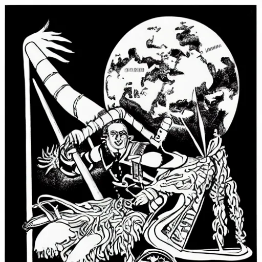 Image similar to jack vance dying earth character, illustration