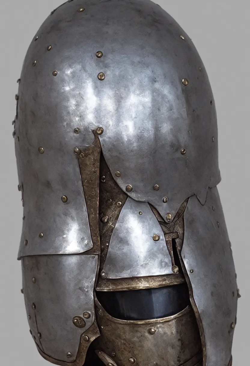 Prompt: a knight's helmet