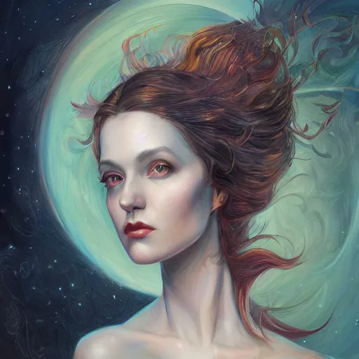 Image similar to a portrait in the style of anna dittmann and donato giancola and charles dulac.