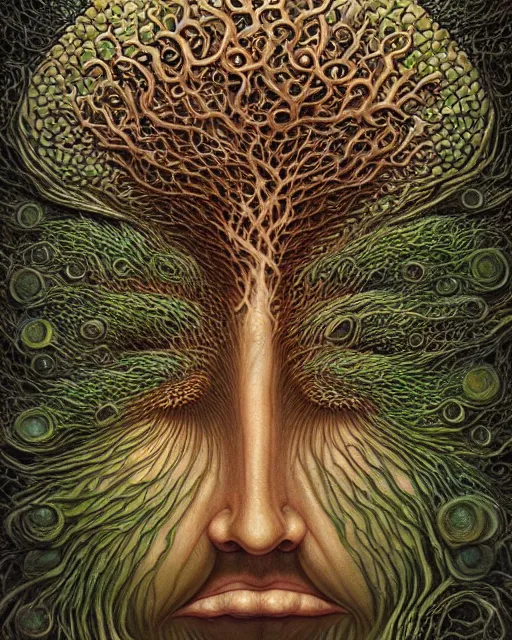 Prompt: the oracle of trees by naoto hattori, masterpiece