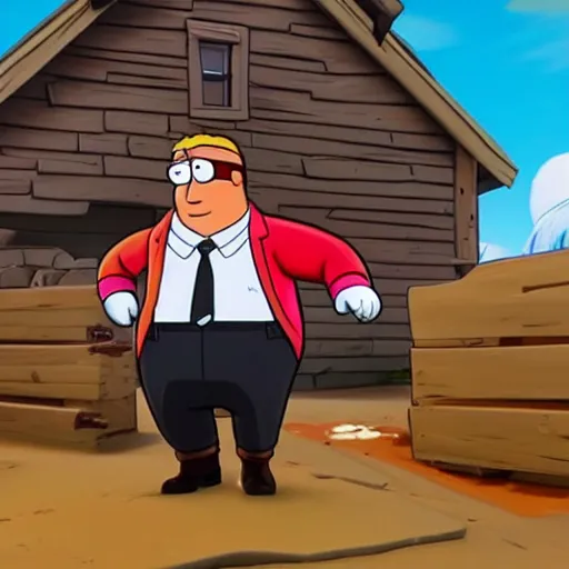 Image similar to Peter Griffin in Fortnite