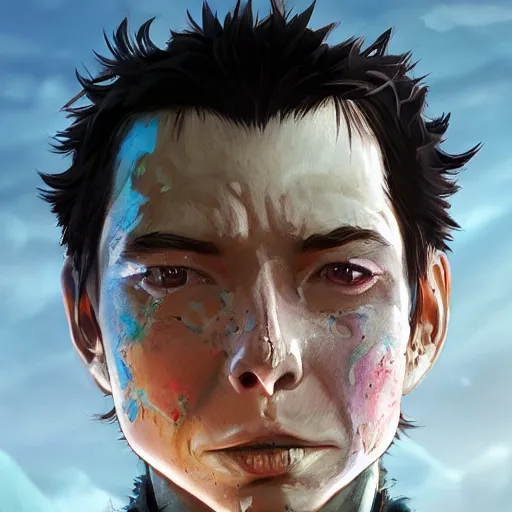 Image similar to highly detailed portrait luffy in gta v, stephen bliss, unreal engine, fantasy art by greg rutkowski, loish, rhads, ferdinand knab, makoto shinkai and lois van baarle, ilya kuvshinov, rossdraws, tom bagshaw, global illumination, radiant light, detailed and intricate environment