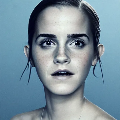 Image similar to emma watson, surrealism, surreal, art, surrealist, trending, popular, famous