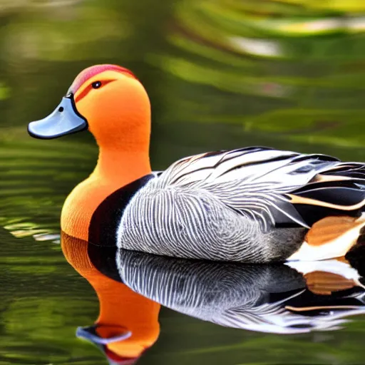 Image similar to a multicolored duck