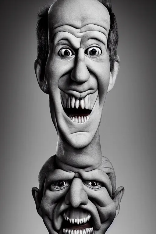 Prompt: 📷 jeff dunham is ham, made of food, head portrait, dynamic lighting, 4 k