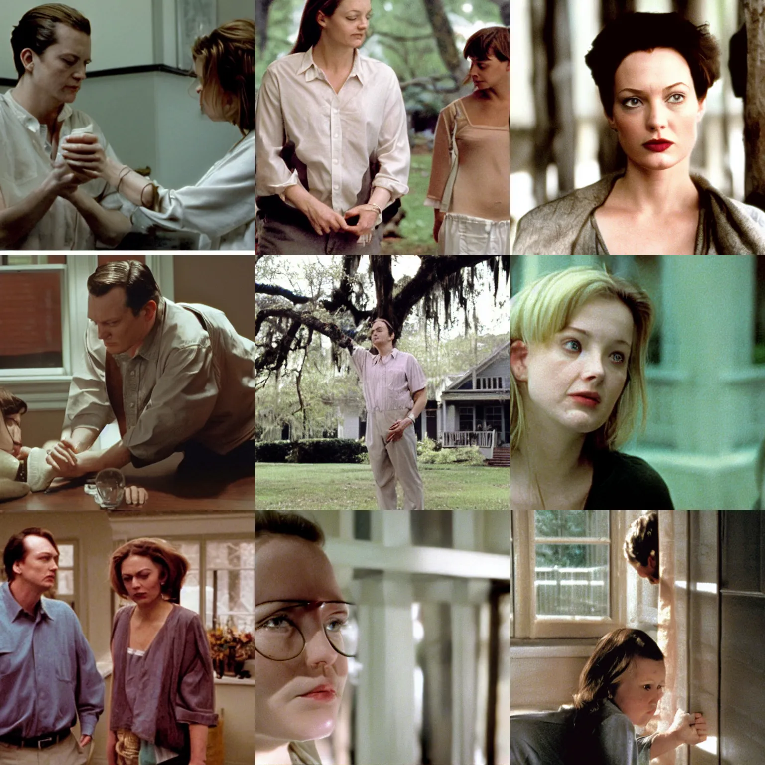 Prompt: a film still from magnolia ( 1 9 9 9 )