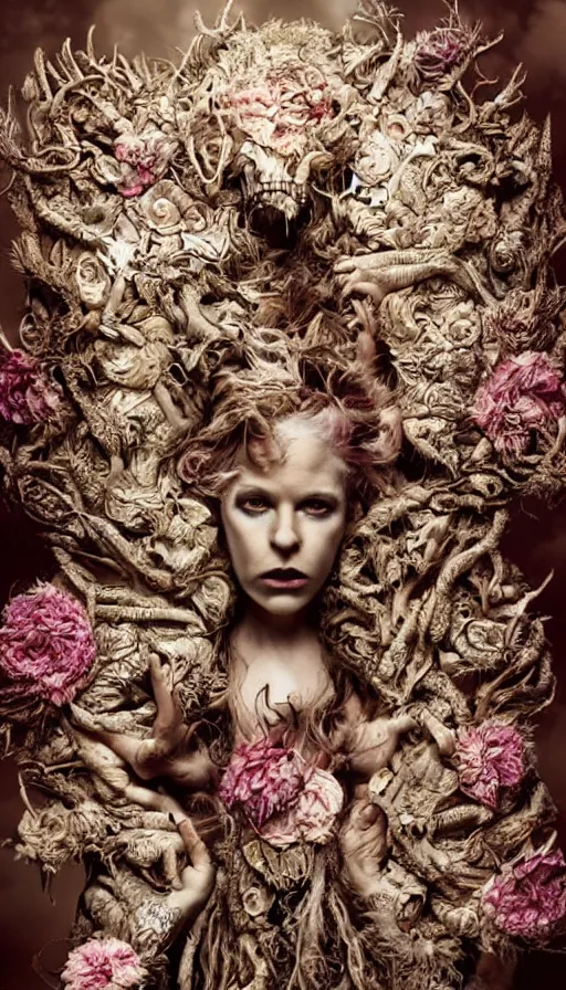 Image similar to rage, by kirsty mitchell