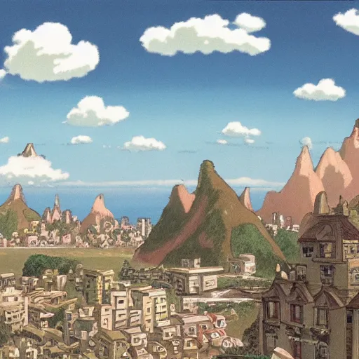 Prompt: Matte painting by Studio Ghibli