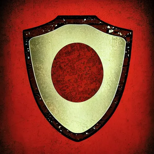 Prompt: bar magnet on a shield, smooth, digital art