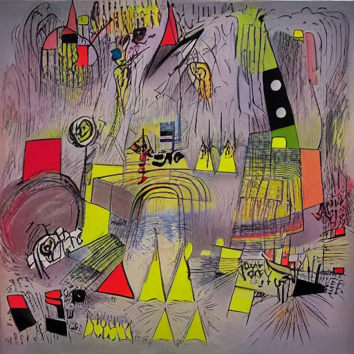Image similar to The Anticipation of Surprise, isometric, by Charles M. Schulz, Roberto Matta