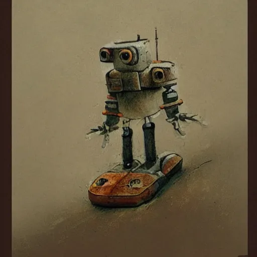 Prompt: (((((((((((retro robot designs))))))))))) . muted colors. by Jean-Baptiste Monge !!!!!!!!!!!!!!!!!!!!!!!!!!!!!!!!!!!!!!!!