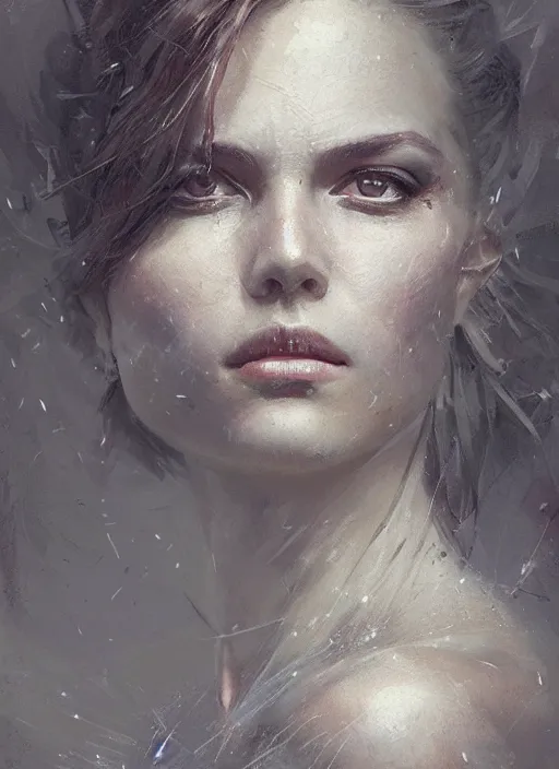 Prompt: queen of nature portrait, very very very beautiful sharp detailed face, rule of thirds, intricate outfit, backlit, by greg rutkowski, by jeremy mann, digital painting