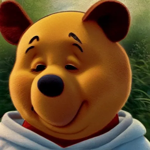 Image similar to The face of Winnie the Pooh looks like the face of Xi Jinping, caricature