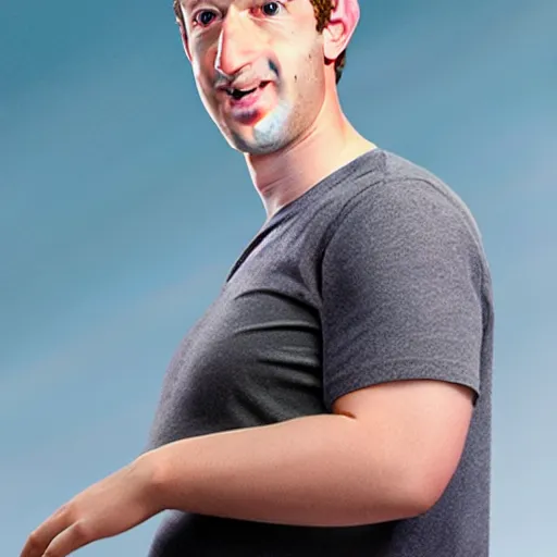 Image similar to Photograph of pregnant Mark Zuckerberg. Highly realistic. Highly detailed. High resolution. 4k. 8k