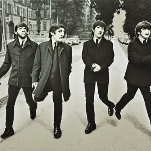 Image similar to soviet beatles