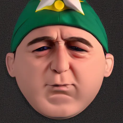 Image similar to eric cartman face from south park south park south park south park cgsociety photorealistic cg model