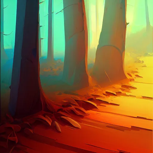 Image similar to digital painted stylized wood texture by james gilleard, fanny vergne, painterly, digital art, artstation