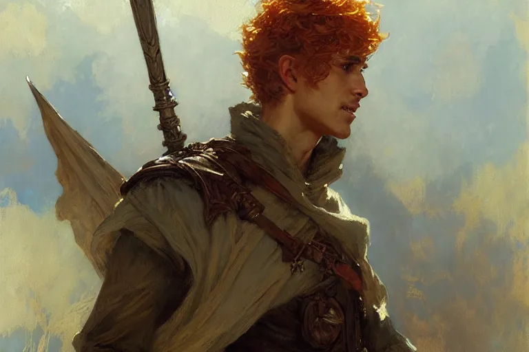 Image similar to kvothe, character design, painting by gaston bussiere, craig mullins, j. c. leyendecker, wotjek fus