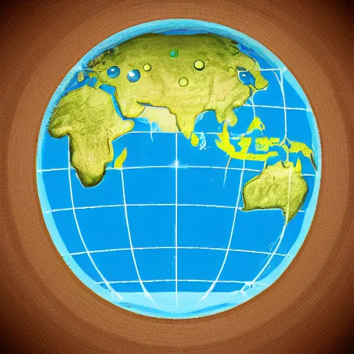 Image similar to flat earth