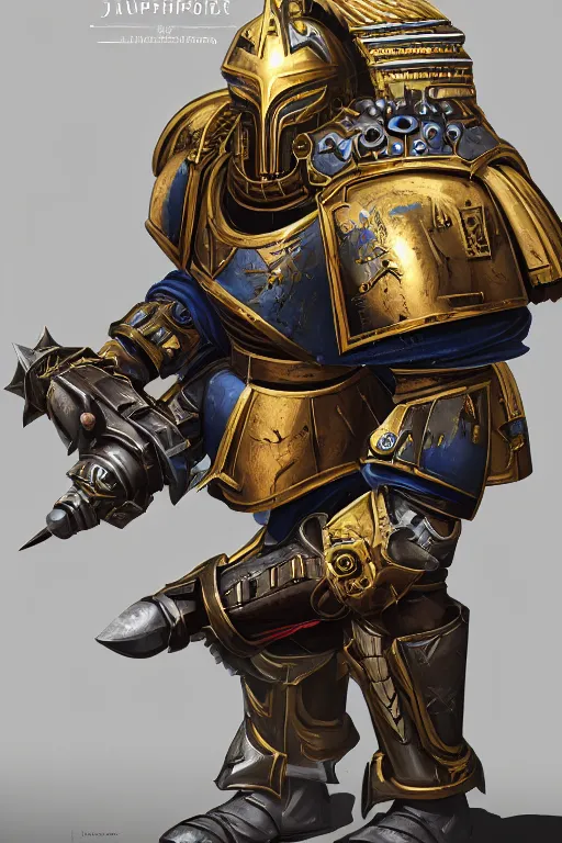 Image similar to armor portrait heros warhammer 4 0 k horus heresy fanart - the primarchs emperor by johannes helgeson animated with vfx concept artist & illustrator global illumination ray tracing hdr fanart arstation zbrush central hardmesh 8 k octane renderer comics stylized