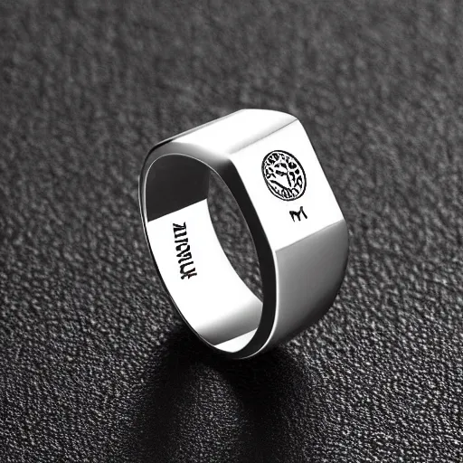 Prompt: “a family signet ring made from reflective metal, realistic reflections, high quality, intricate, 8k, extremely detailed, extremely realistic, clear shadows”