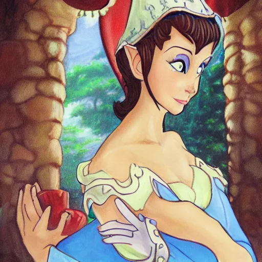 Prompt: elf princess portrait by Don Bluth