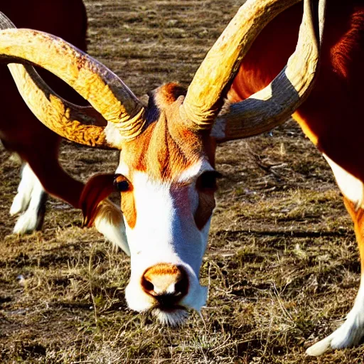 Image similar to walter white eating antelope, photography,