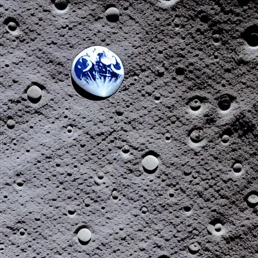 Image similar to photo of moon falling on the earth