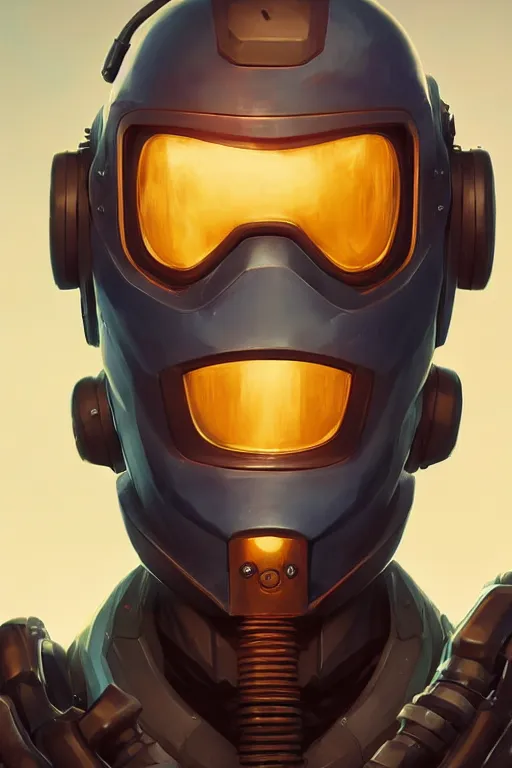 Image similar to epic mask helmet robot ninja portrait stylized as fornite style game design fanart by concept artist gervasio canda, behance hd by jesper ejsing, by rhads, makoto shinkai and lois van baarle, ilya kuvshinov, rossdraws global illumination radiating a glowing aura global illumination ray tracing hdr render in unreal engine 5