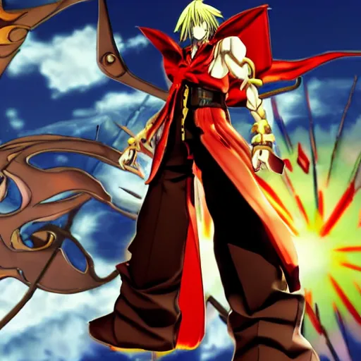 Image similar to Faust from Guilty Gear Strive