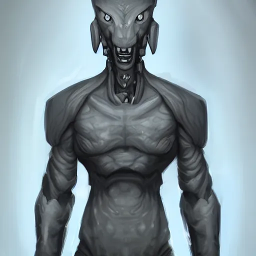 Image similar to exophilia, handsome, gray alien race, artstation