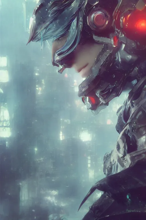 Image similar to by Yoshitaka Amano, by Ruan Jia, by Conrad Roset, by Good Smile Company, detailed anime 3d render, close up, headshot, portrait, cgsociety, artstation, sci fi futuristic costume, mysterious temple setting, octane render