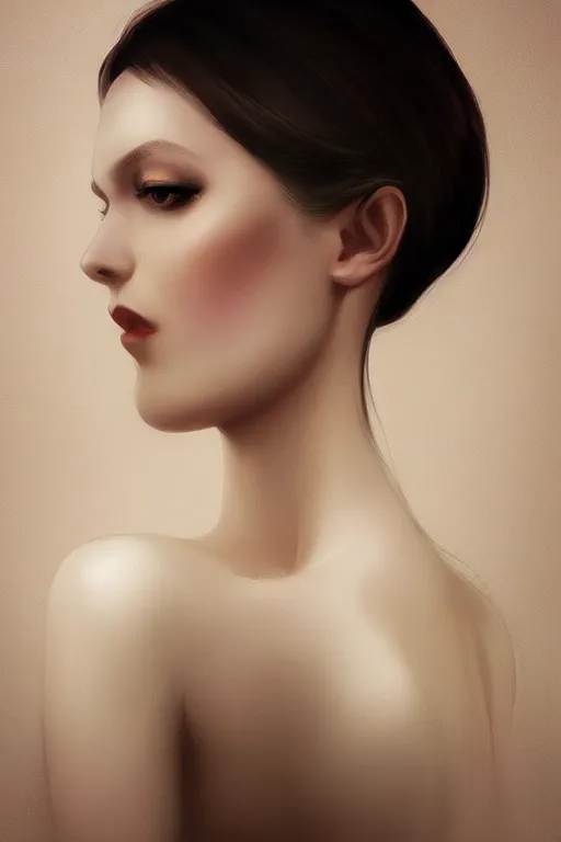 Image similar to The most elegant person in the world, digital art by Artgerm and beeple and WLOP