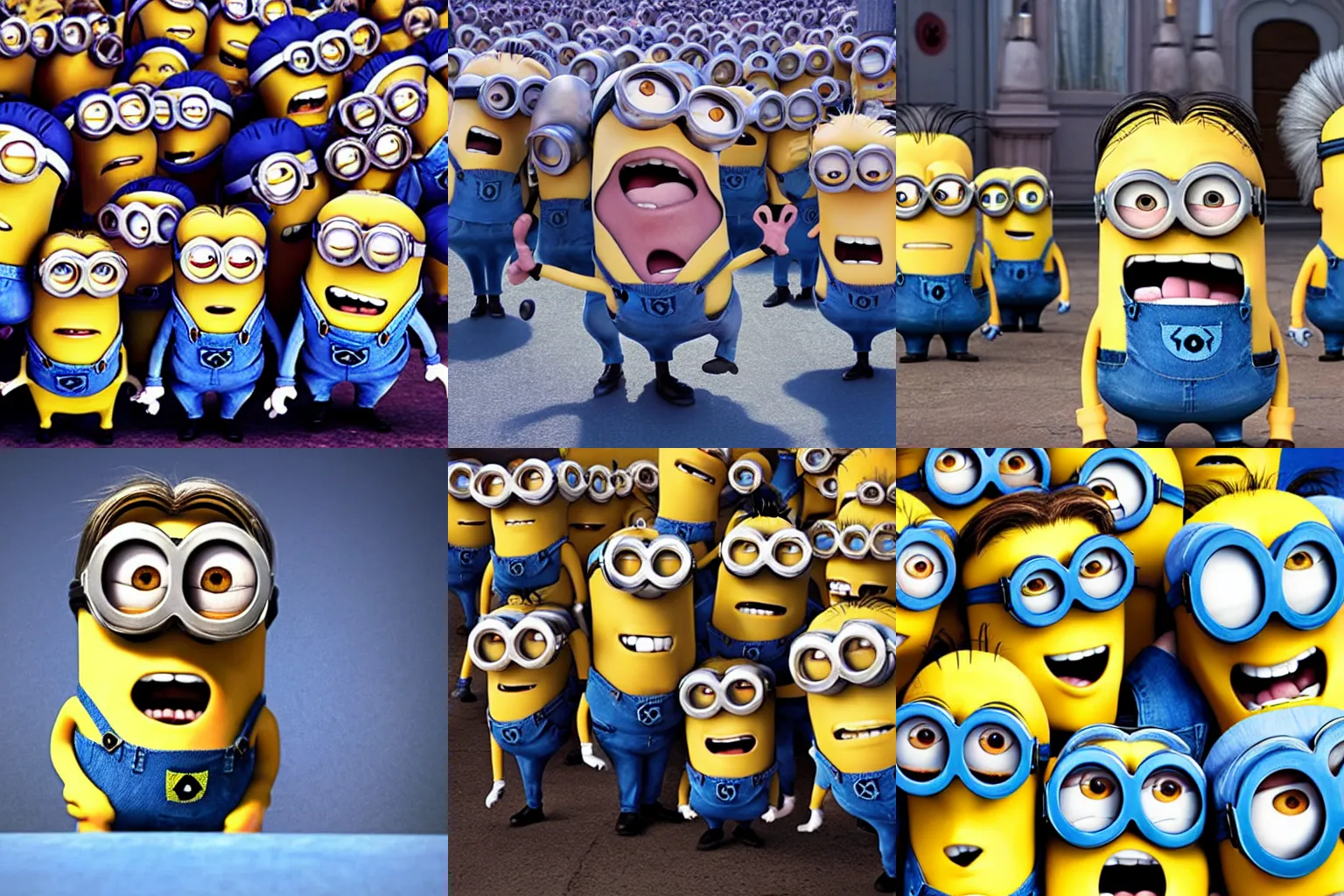 Prompt: Steve Buscemi as the Minions in Despicable Me, photograph