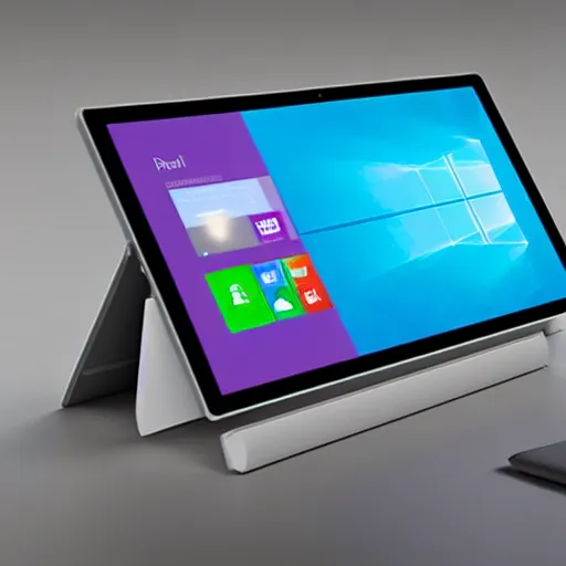 Image similar to a render of a microsoft surface duo but it has full bezel - less screens