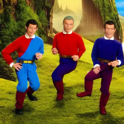 Image similar to The Wiggles in Lord of the Rings