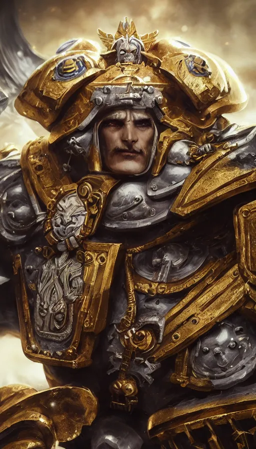 warhammer 40k, full-lenght portrait of Emperor of | Stable Diffusion ...