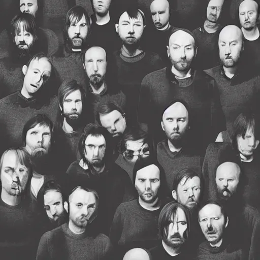 Image similar to new radiohead album cover