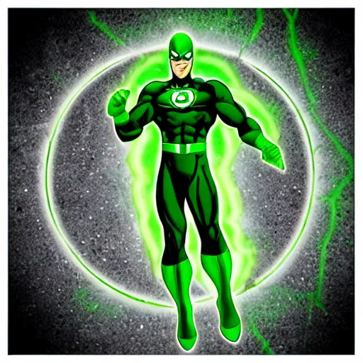 Prompt: in brightest day in blackest night no evil shall escape my sight. let those who worship evil's might beware my power. green lantern's light!