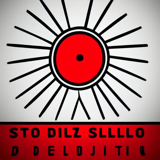 Image similar to a new dj logo for stillz music deigned by william kentridge and pixar