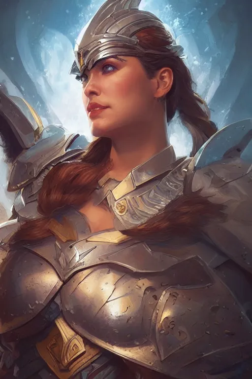 Image similar to amazon valkyrie athena, d & d, fantasy, portrait, highly detailed, headshot, digital painting, trending on artstation, concept art, sharp focus, illustration, art by artgerm and greg rutkowski and magali villeneuve