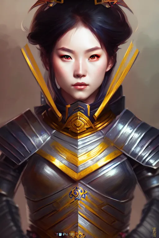 Image similar to portrait hero action pose of futuristic female knights of zodiac, chinese dragon concept art, d & d, highly detailed, digital painting, artstation, sharp focus, illustration, art by tan zi and ayanamikodon and alphonse mucha and wlop