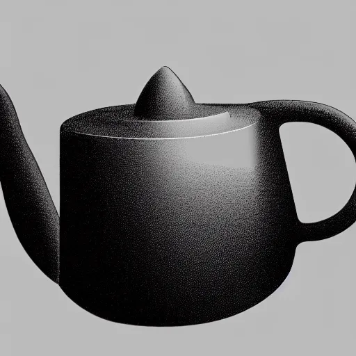 Image similar to teapot : 1, wood : 7 by zaha hadid in sparth style # artstation