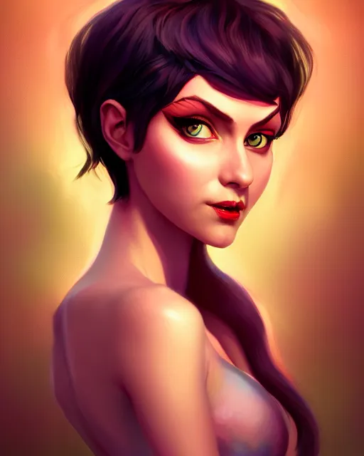 Image similar to 3 / 4 long shot portrait of a beautiful powerful pixie with wings, digital painting, artstation, concept art, smooth, sharp focus, illustration, art by disney, symmetry face, art by alex ross, brittney lee