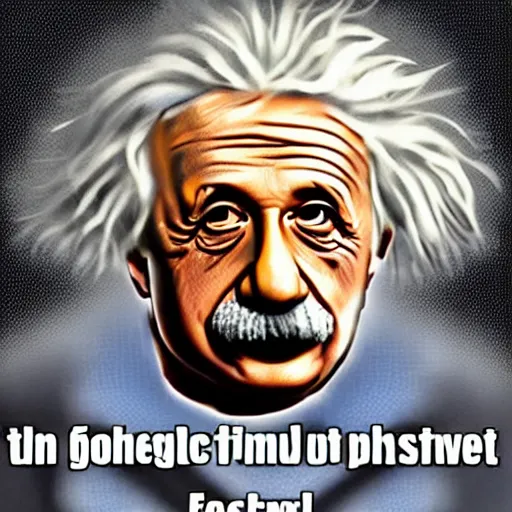 Prompt: Einstein as a football manager