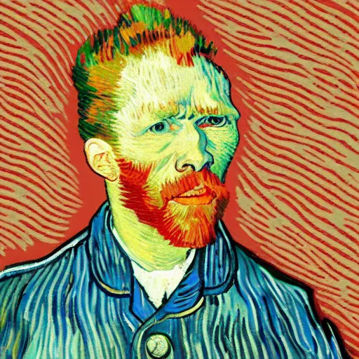 Prompt: Van Gogh style, roll tissue, run