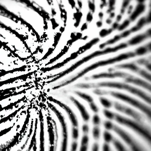 Image similar to close up of a finger print, ultra realistic, 4 k, black and white.