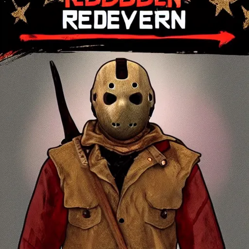 Jason Voorhees in red dead redemption 2 4K detail | Stable Diffusion ...