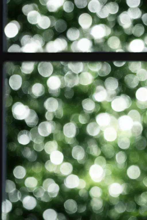 Prompt: beautiful digital HD glossy bokeh through a window paine